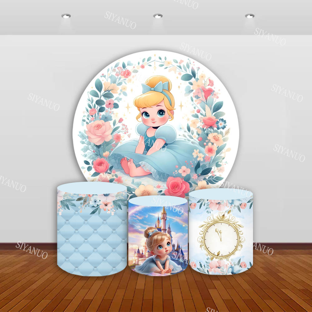 Briar Cosplay Prop - Cinderella Baby Round Backdrop Birthday Party