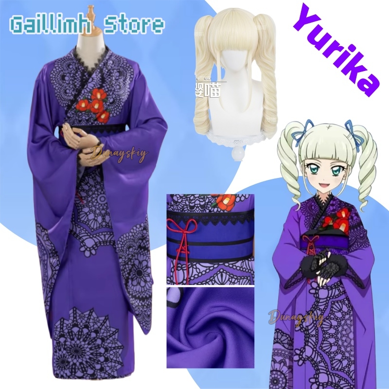 Aikatsu! Yurika Toudou Yukata  - đánh giá và giá Cosplay Prop Pattern