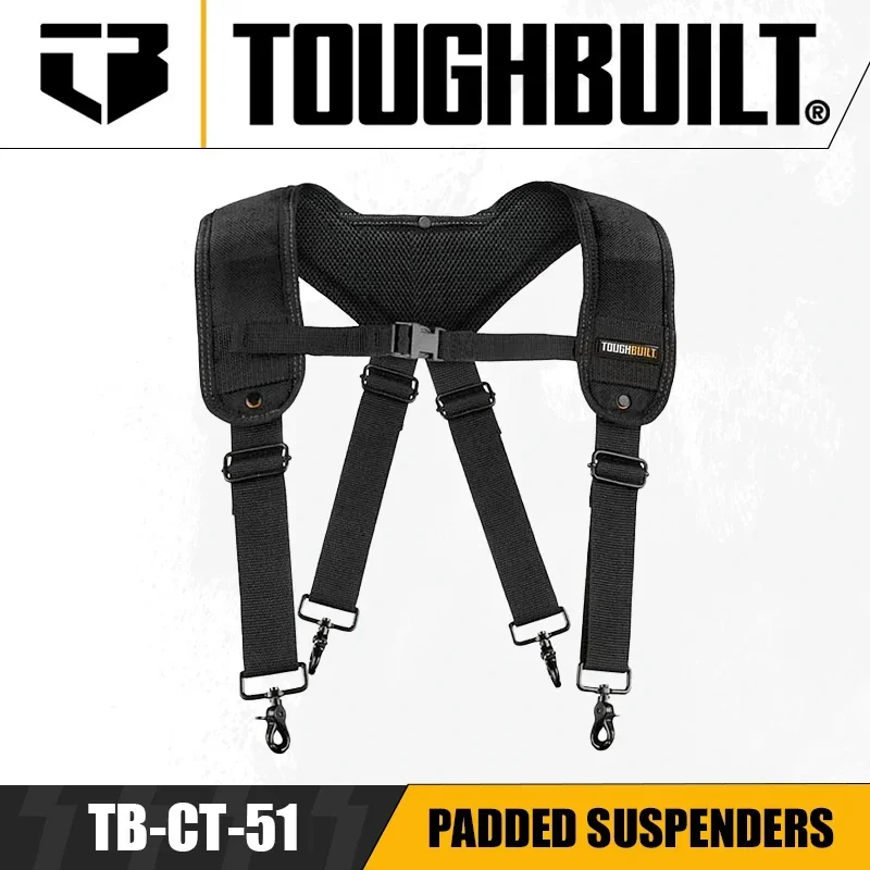 TOUGHBUILT TB-CT-51 Padded Sus - đánh giá và giá D Ring Strap