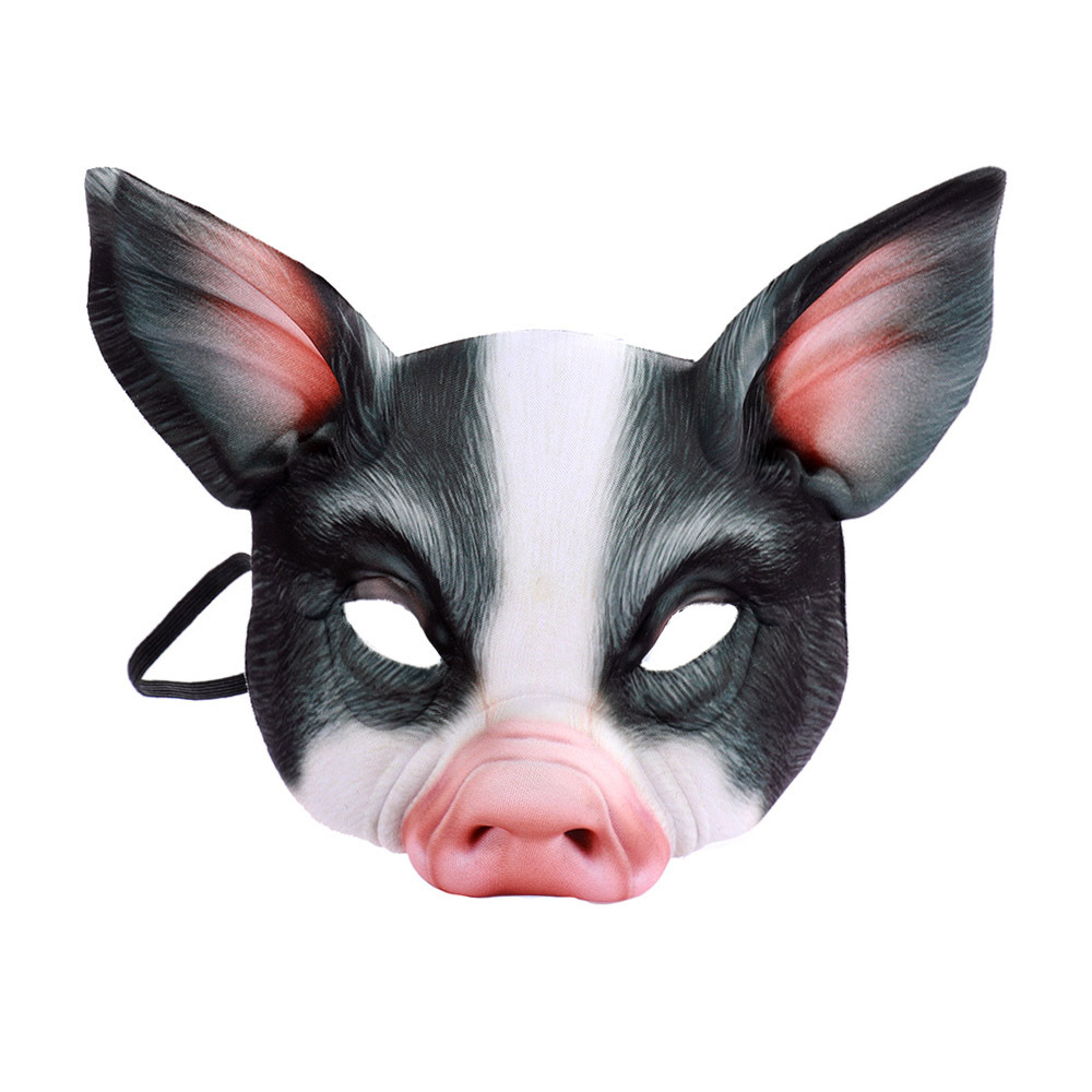 Realistic Animal Half Face Mas - đánh giá và giá Cosplay Prop Pattern