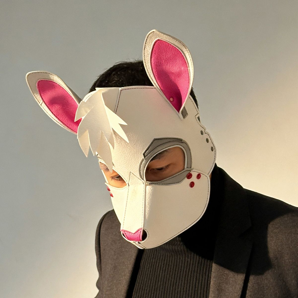 Punk Rabbit Mask White Bunny P - đánh giá và giá Cosplay Prop Pattern