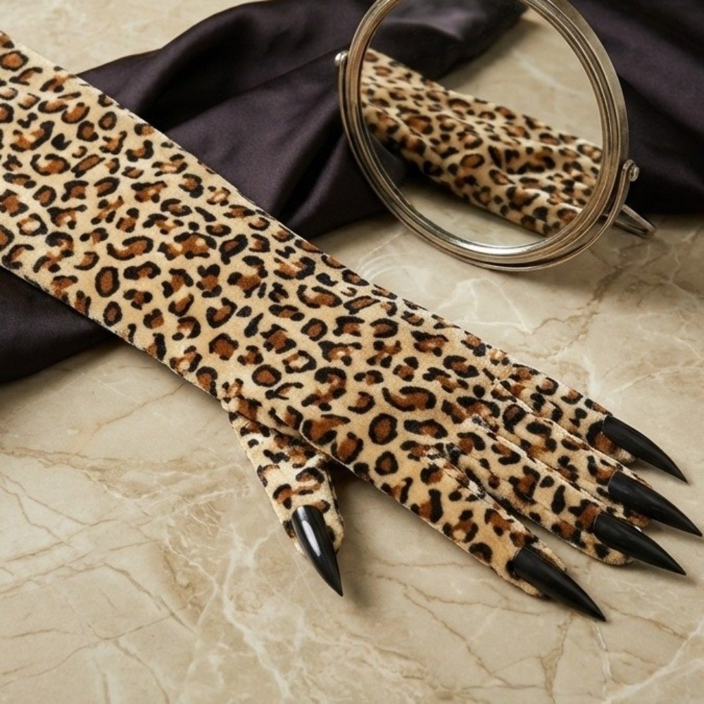Long Sleeve Leopard Pattern Gl - đánh giá và giá Cosplay Prop Pattern