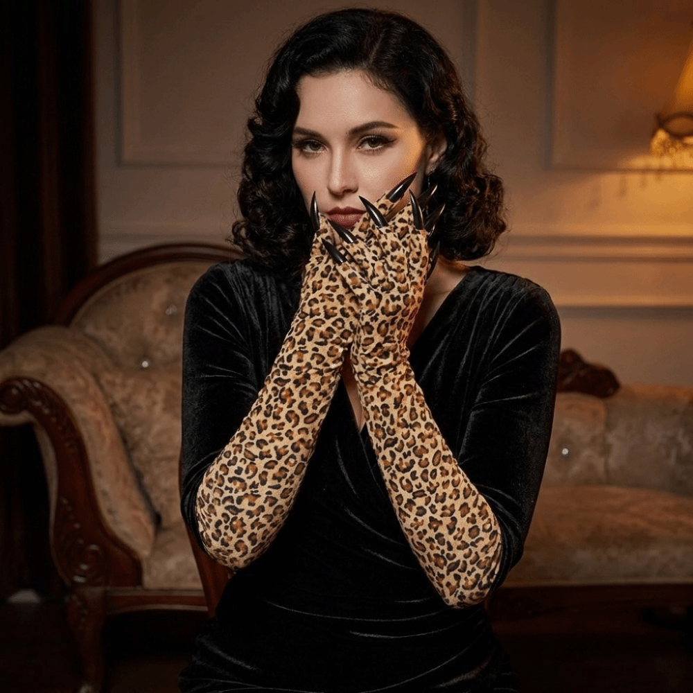 Long Sleeve Leopard Pattern Gl - đánh giá và giá Cosplay Prop Pattern