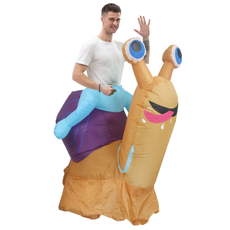 Riding Snail Inflatable Costum - đánh giá và giá Prop For Cosplay