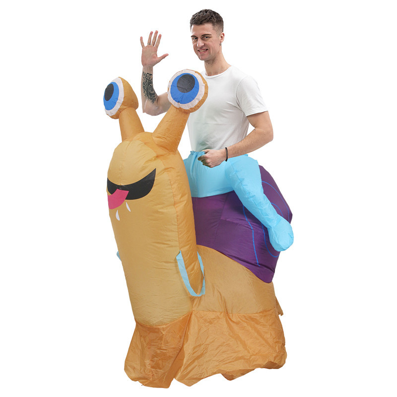 Riding Snail Inflatable Costum - đánh giá và giá Prop For Cosplay