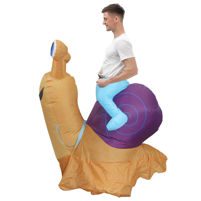 Riding Snail Inflatable Costum - đánh giá và giá Prop For Cosplay