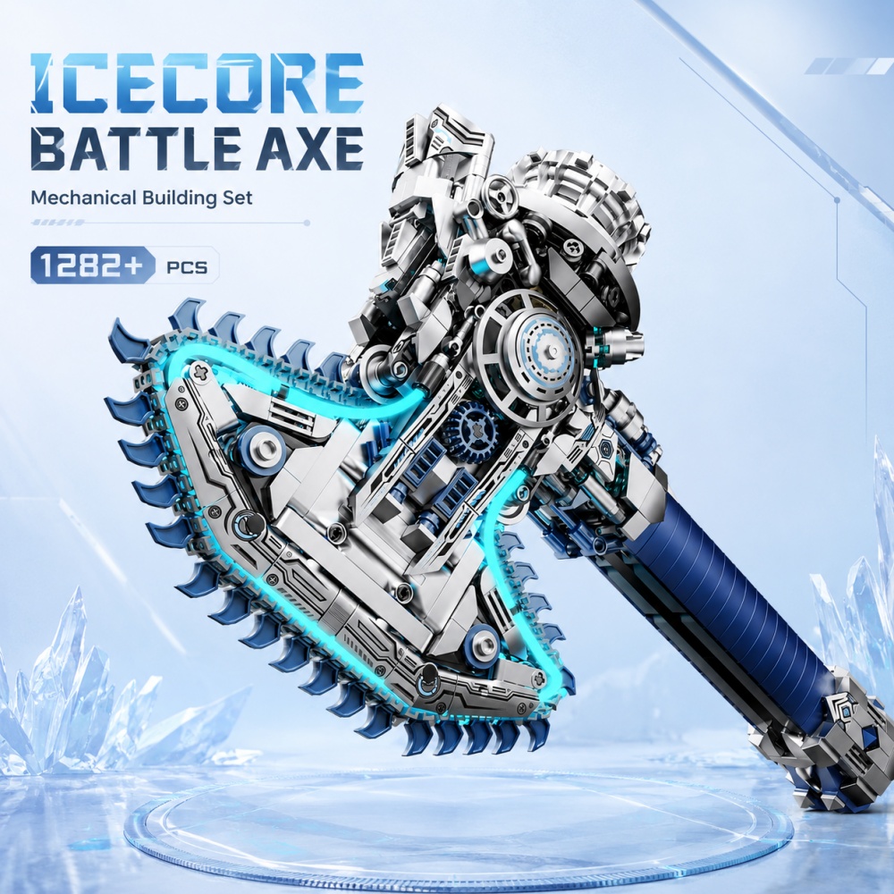 1282Pcs Technical Ice Battle A - đánh giá và giá Cosplay Prop Building