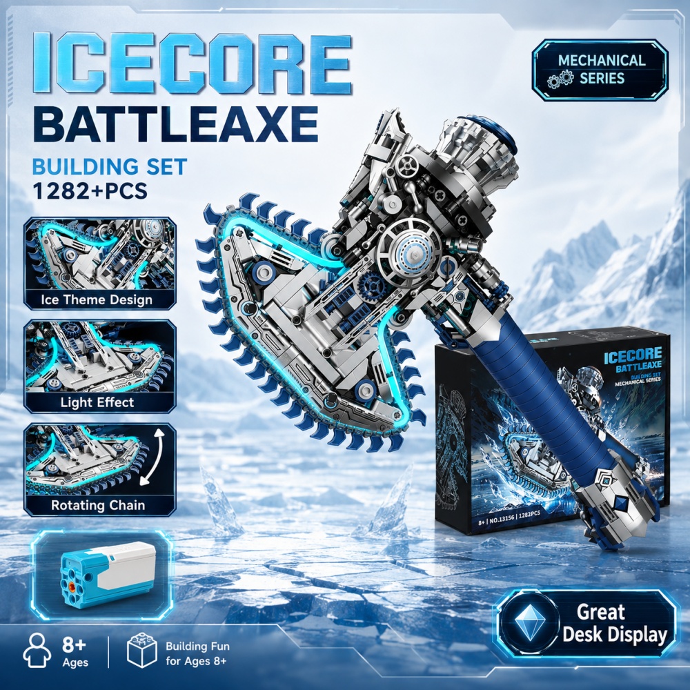 1282Pcs Technical Ice Battle A - đánh giá và giá Cosplay Prop Building